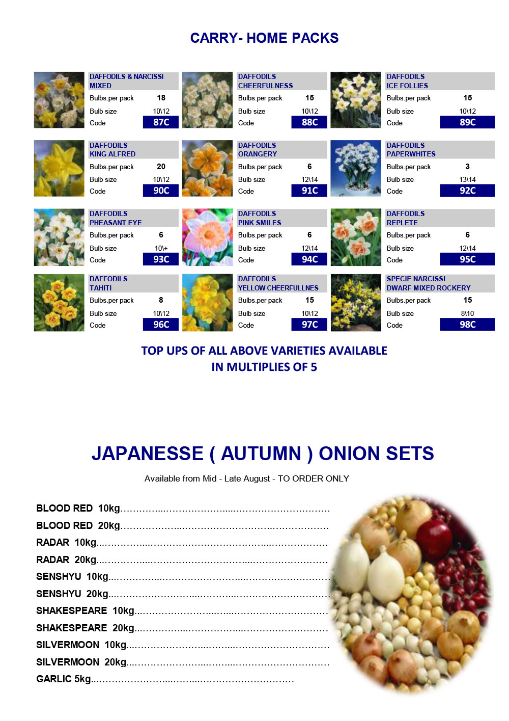 Wholesale Flower Bulbs, Potted Bulbs, Perennials & Lilies